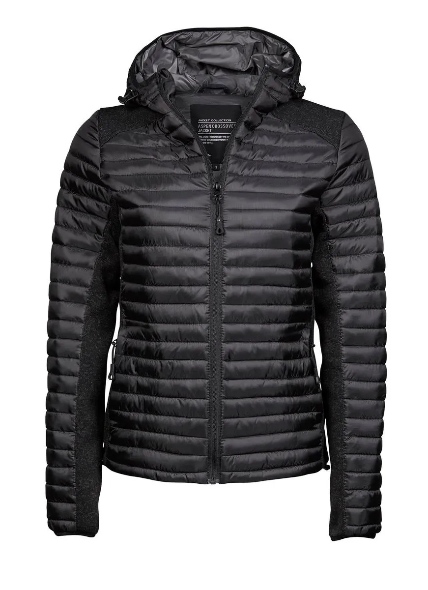 Doudoune à capuche anorak femme - 9611 - noir 