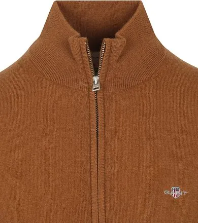 Gant Cardigan Mix Laine Camel 8050275-220 commander en ligne