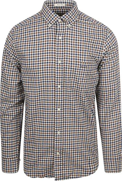 Gant Chemise Twill Gingham Multicolour 3240193-220 commander