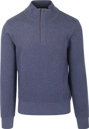 Gant Pull Demi-Zip Sacker Bleu Melanger 2068028-902 commande