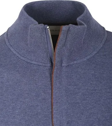 Gant Pull Demi-Zip Sacker Bleu Melanger 2068028-902 commande