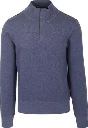 Gant Pull Demi-Zip Sacker Bleu Melanger 2068028-902 commande