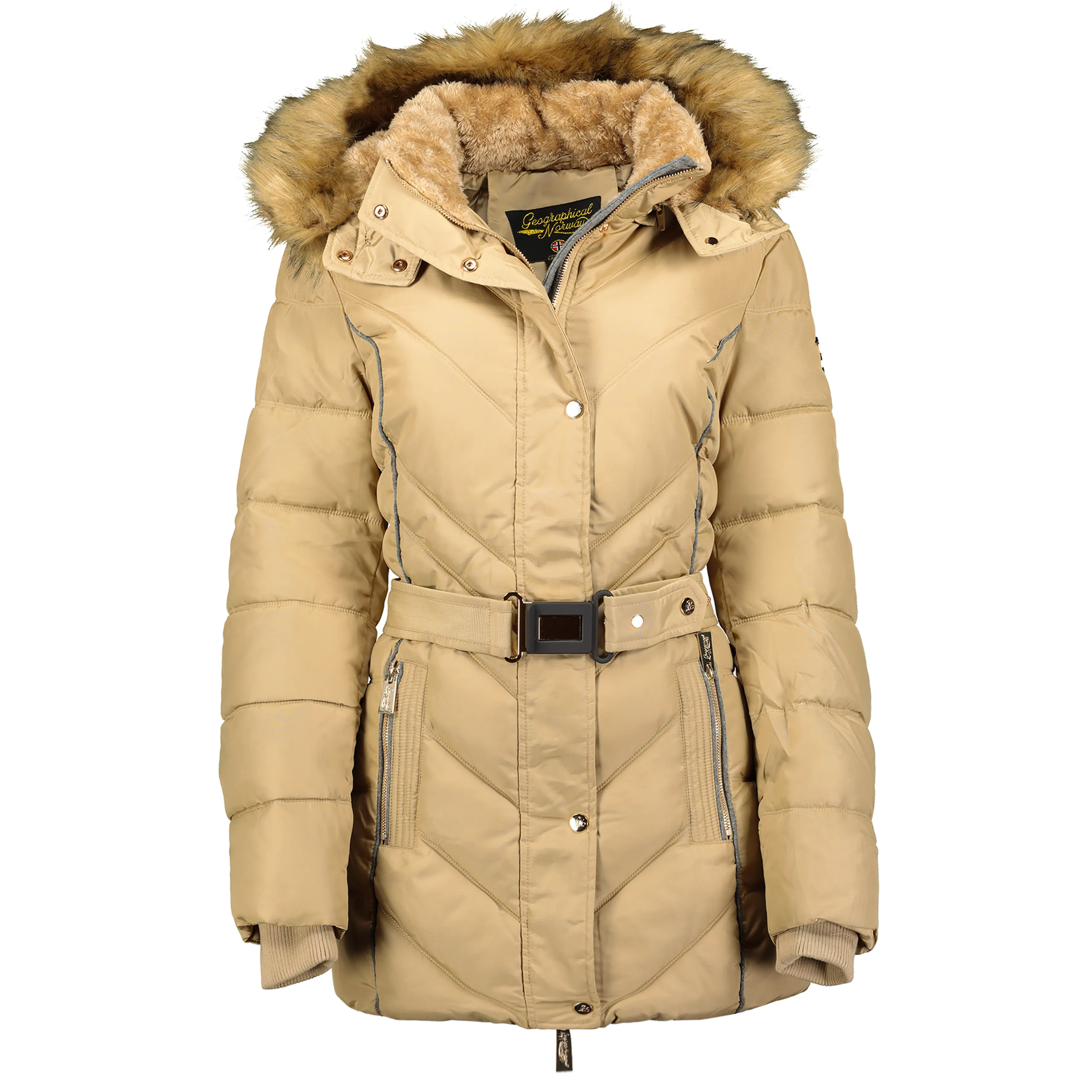 Geographical Norway Becky Femme - Parka femme Beige