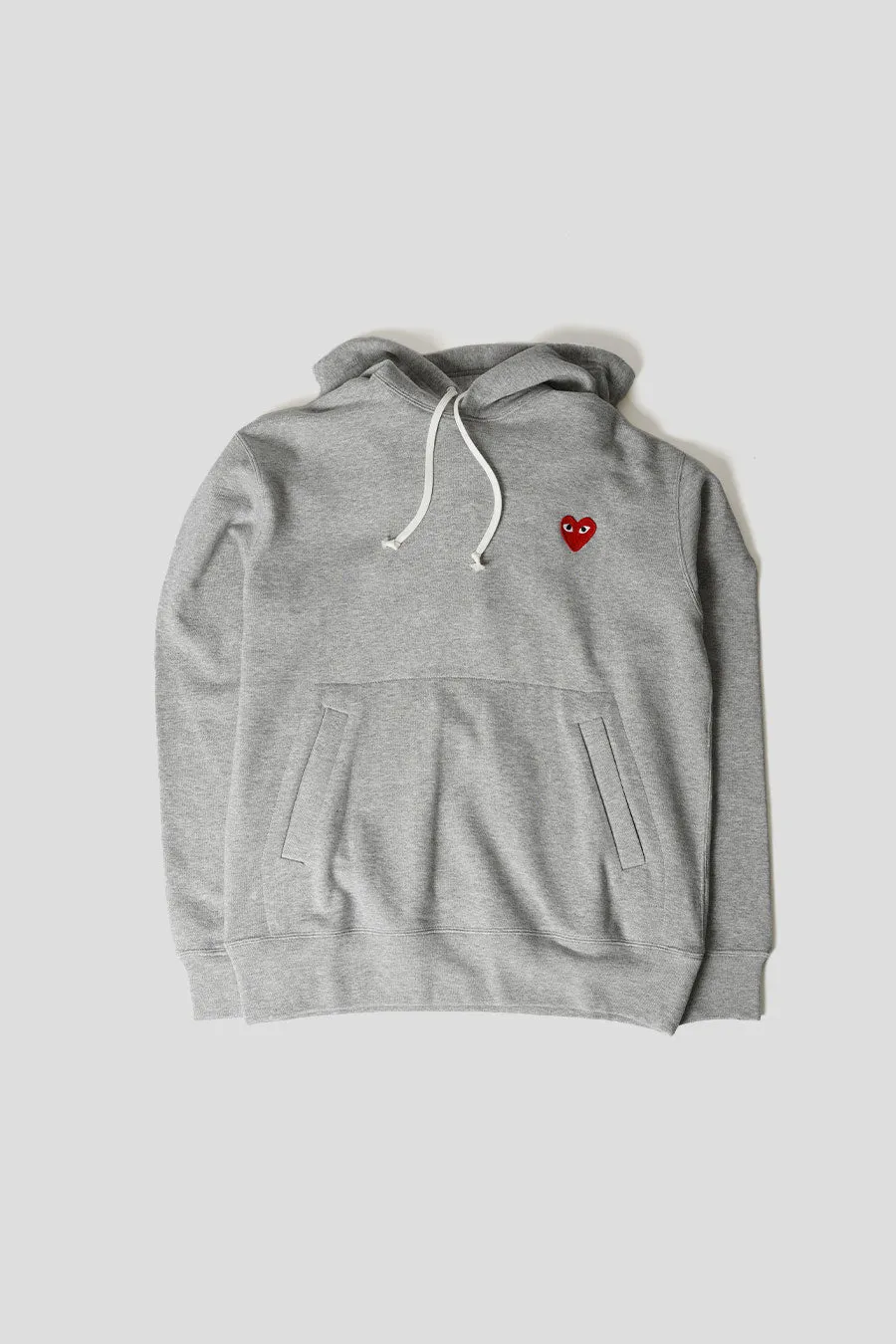 HOODIE COEUR ROUGE GRIS