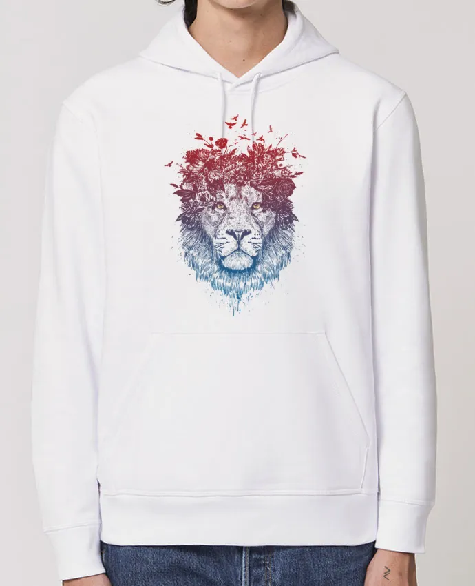 Hoodie Floral lion III Par Balàzs Solti