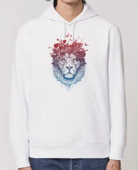 Hoodie Floral lion III Par Balàzs Solti