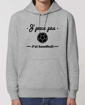 Hoodie J'peux pas j'ai handball ,  tee shirt handball, hand Par Benichan