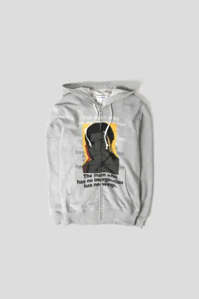 HOODIE ZIP MOHAMMED ALI GRIS CHIN