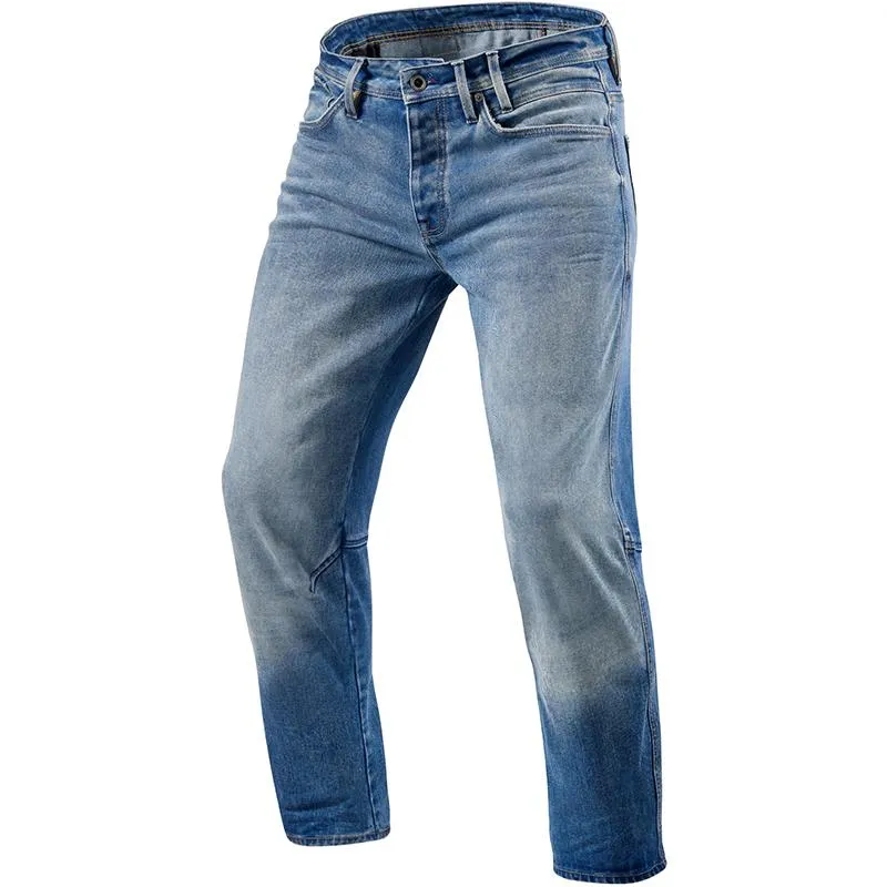 Jeans Salt TF L34 REVIT bleu délavé - MAXXESS.FR, Jeans moto