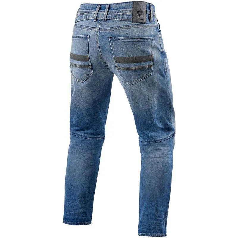 Jeans Salt TF L34 REVIT bleu délavé - MAXXESS.FR, Jeans moto