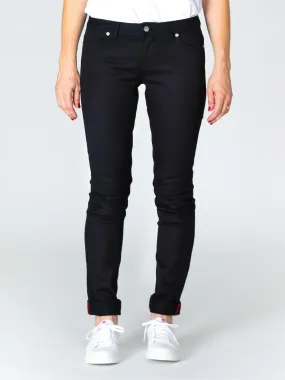 JEANS SLIM 204N FUSELE coton bio filidenim flex uni noir Femme | 1083