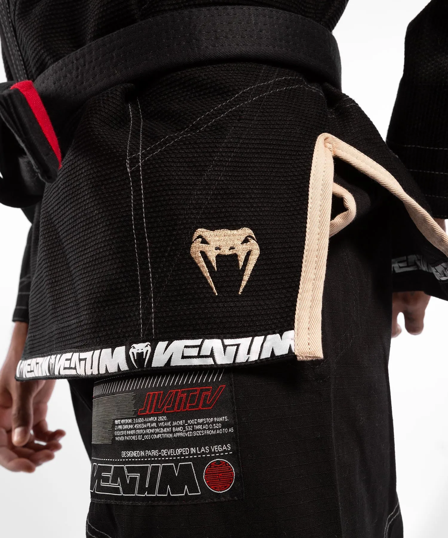 Kimono de BJJ Venum Elite 3.0 - Noir