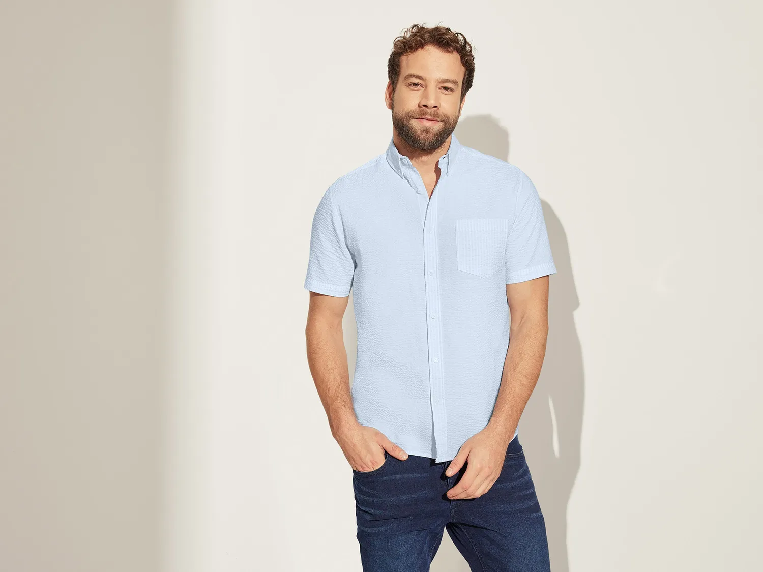 LIVERGY® Chemise à manches courtes homme