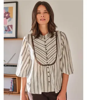 Lucilla Organic Cotton Stripe Blouse