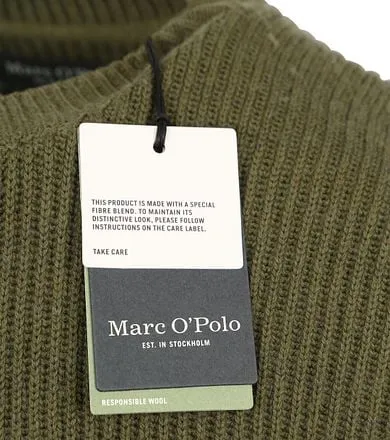 Marc O'Polo Pull Mix Laine Vert 331507160178-478 commander e