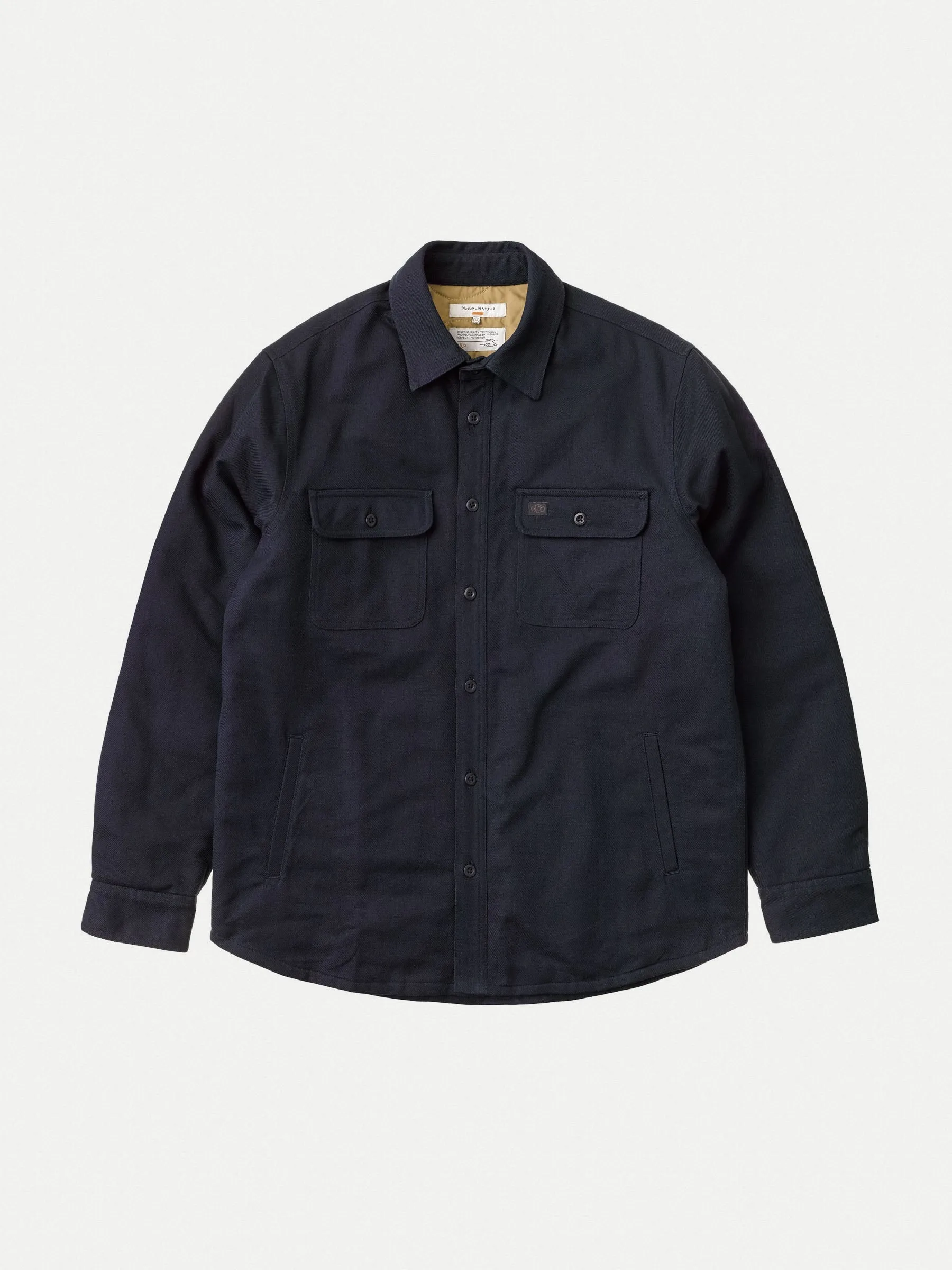 Nudie Jeans - Glenn Padded Shirt Navy