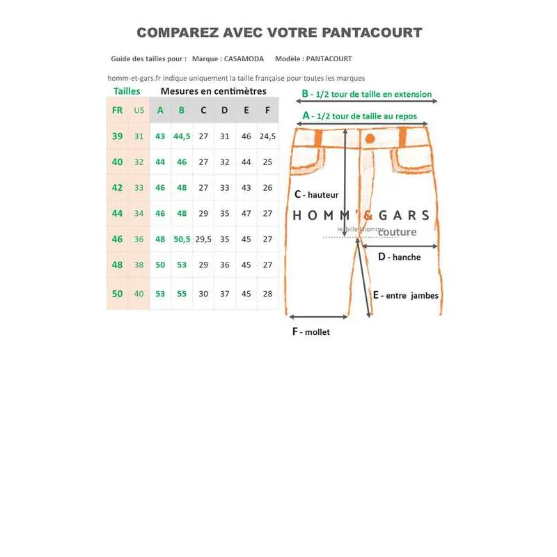 Panta court sable CasaModa 523844600ca