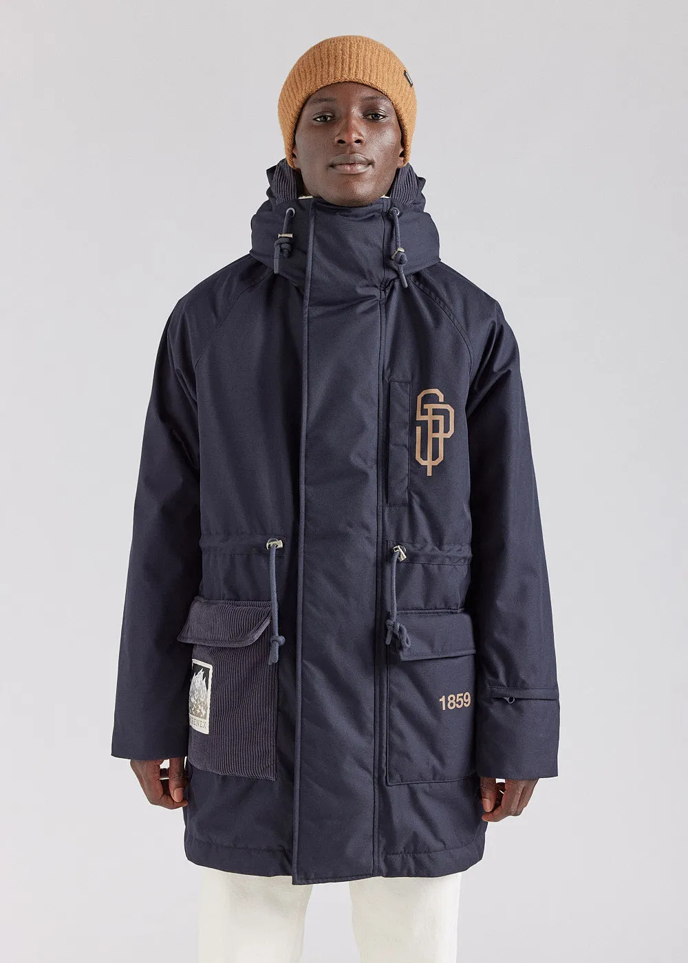 Parka hiver homme Pyrenex x Supakitch PRK Deep Ink