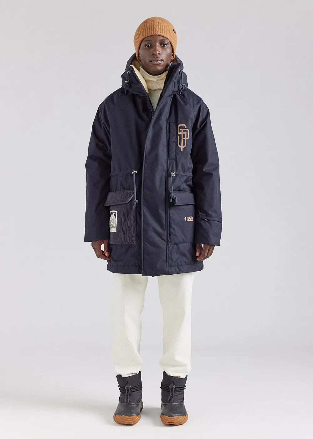 Parka hiver homme Pyrenex x Supakitch PRK Deep Ink