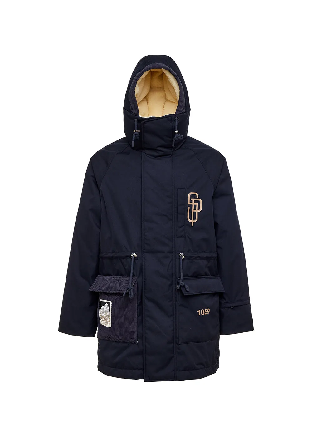 Parka hiver homme Pyrenex x Supakitch PRK Deep Ink