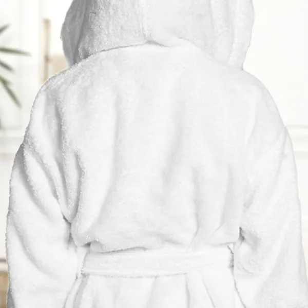 Peignoir de bain blanc enfant