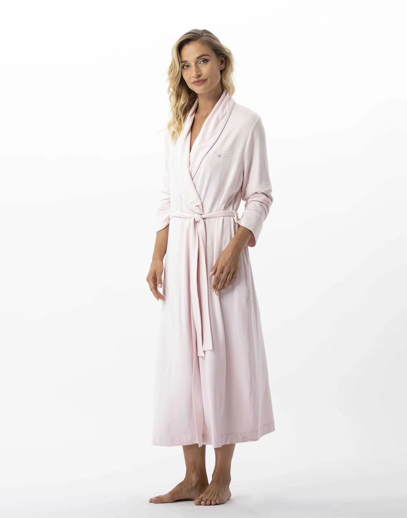 Peignoir molletonné YOGA 760 rose