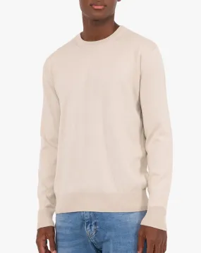 Pull Classique Col Rond en Giza-Coton Homme