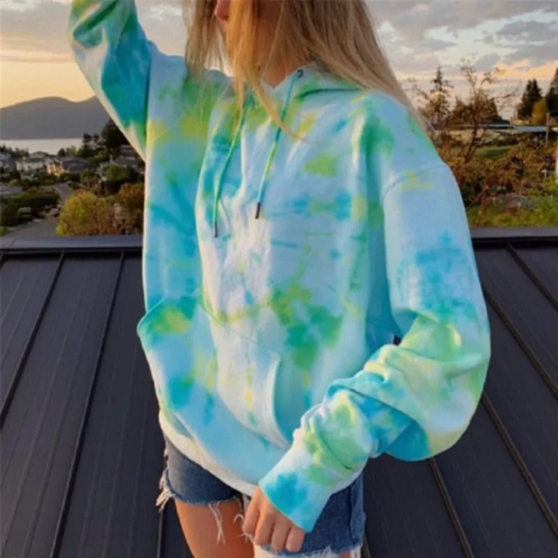 Pull Hippie Hoodie Tie and Dye