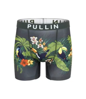 PULL IN Boxer Long Homme Microfibre PAPEETE Noir