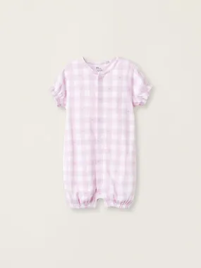 Pyjama-Combinaison pour Bébé Fille manches longues ESSENTIALS LINE - Rose clair