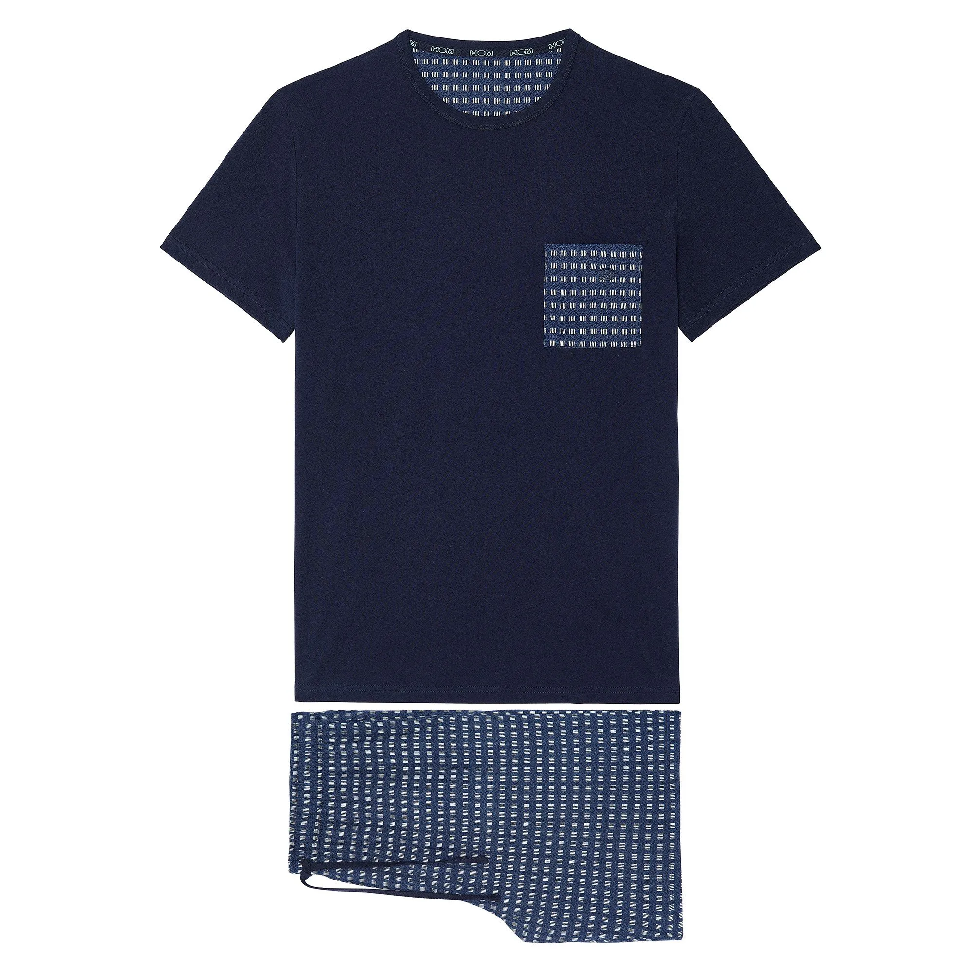 Pyjama Court HOM Larry - HOM : vente pyjamas courts pour homme HOM