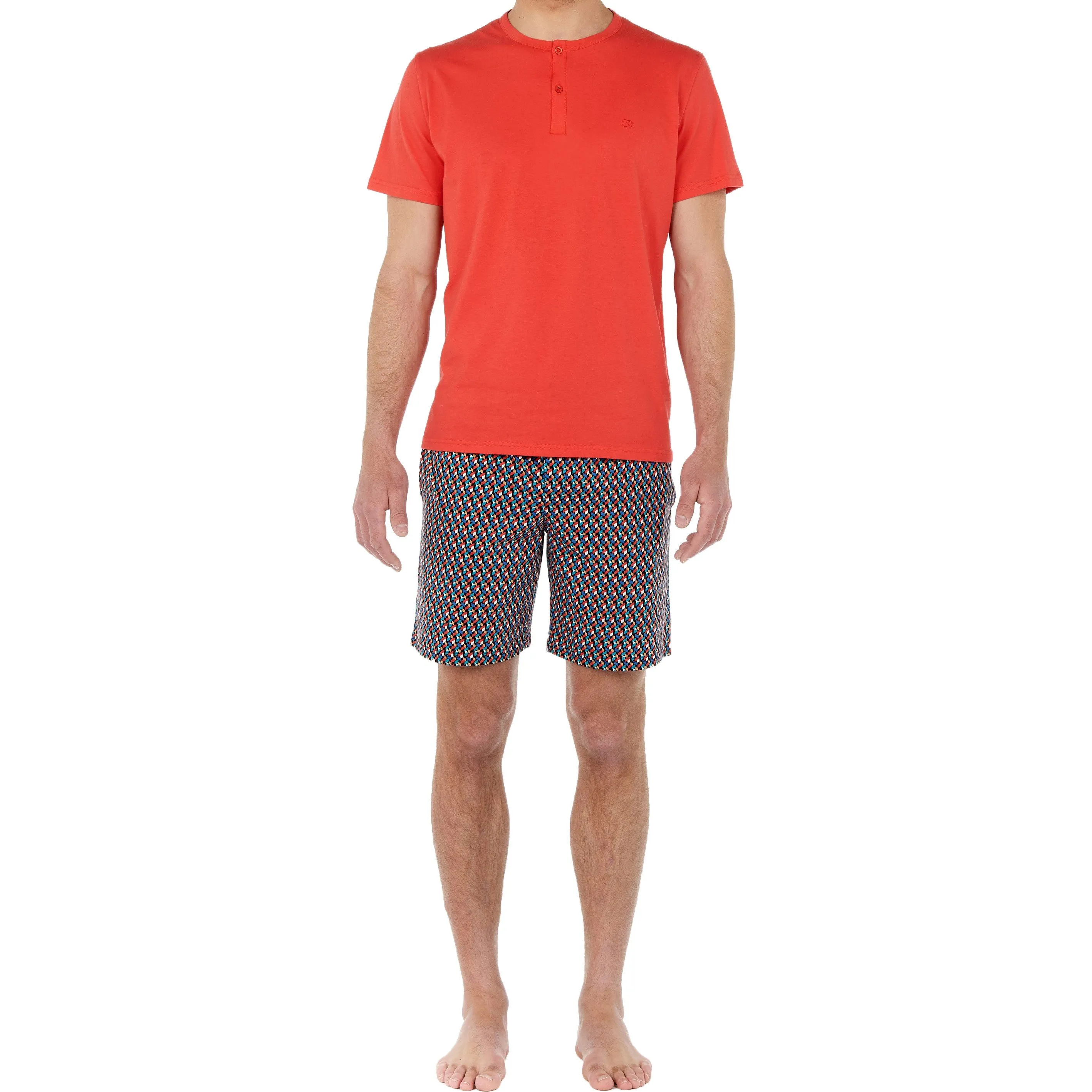 Pyjama court HOM Ricardo - HOM : vente pyjamas et caleçons homme HOM