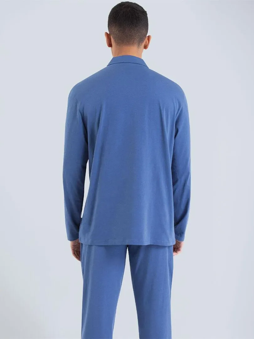 Pyjama court homme Eco Pack - Bleu