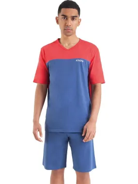 Pyjama court homme Eco Pack - Bleu