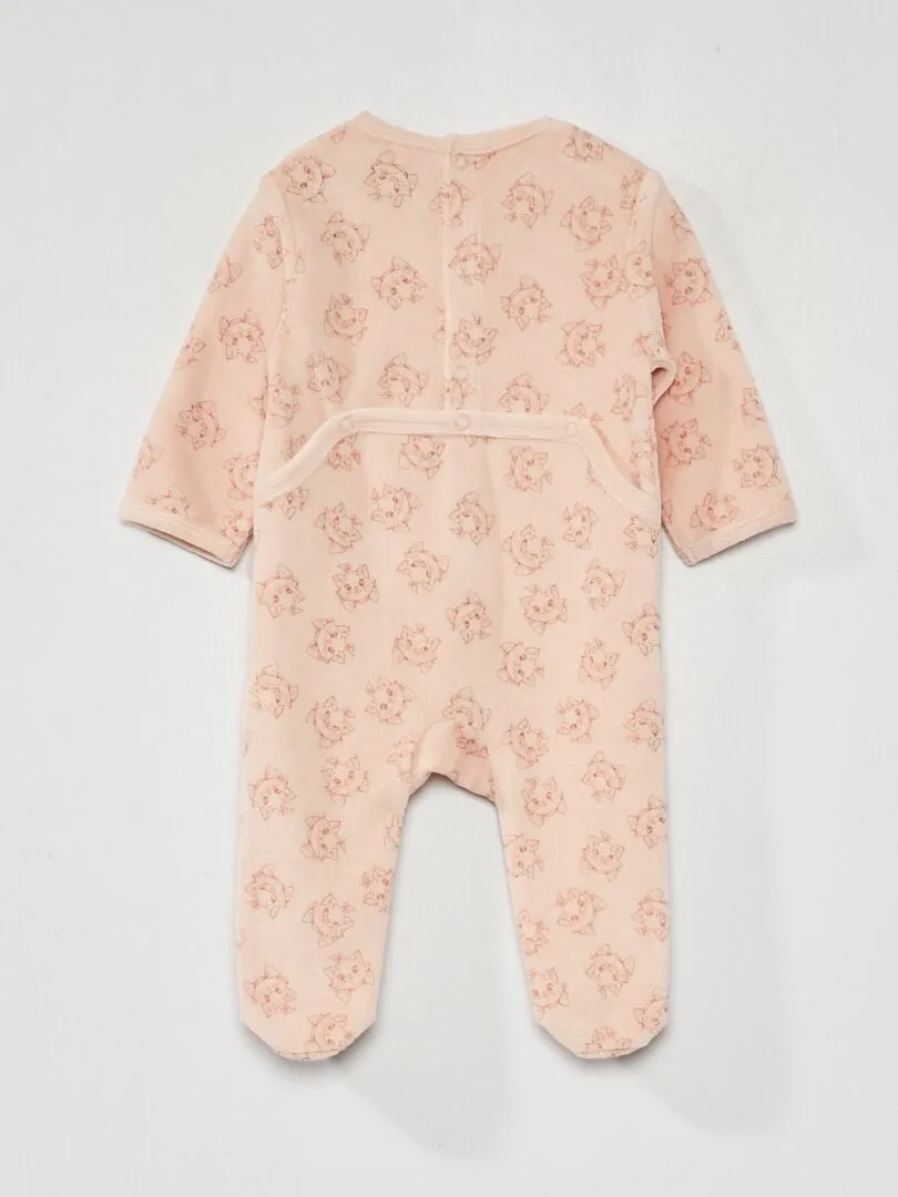 Pyjama en velours 'Disney' - Rose