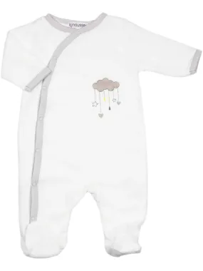 Pyjama naissance modèle Doux Rêves - Blanc