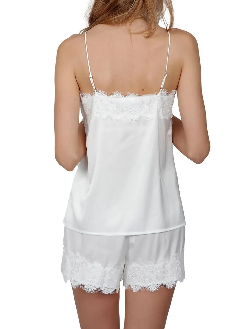 Pyjama Soft Crepe blanc - Blanc