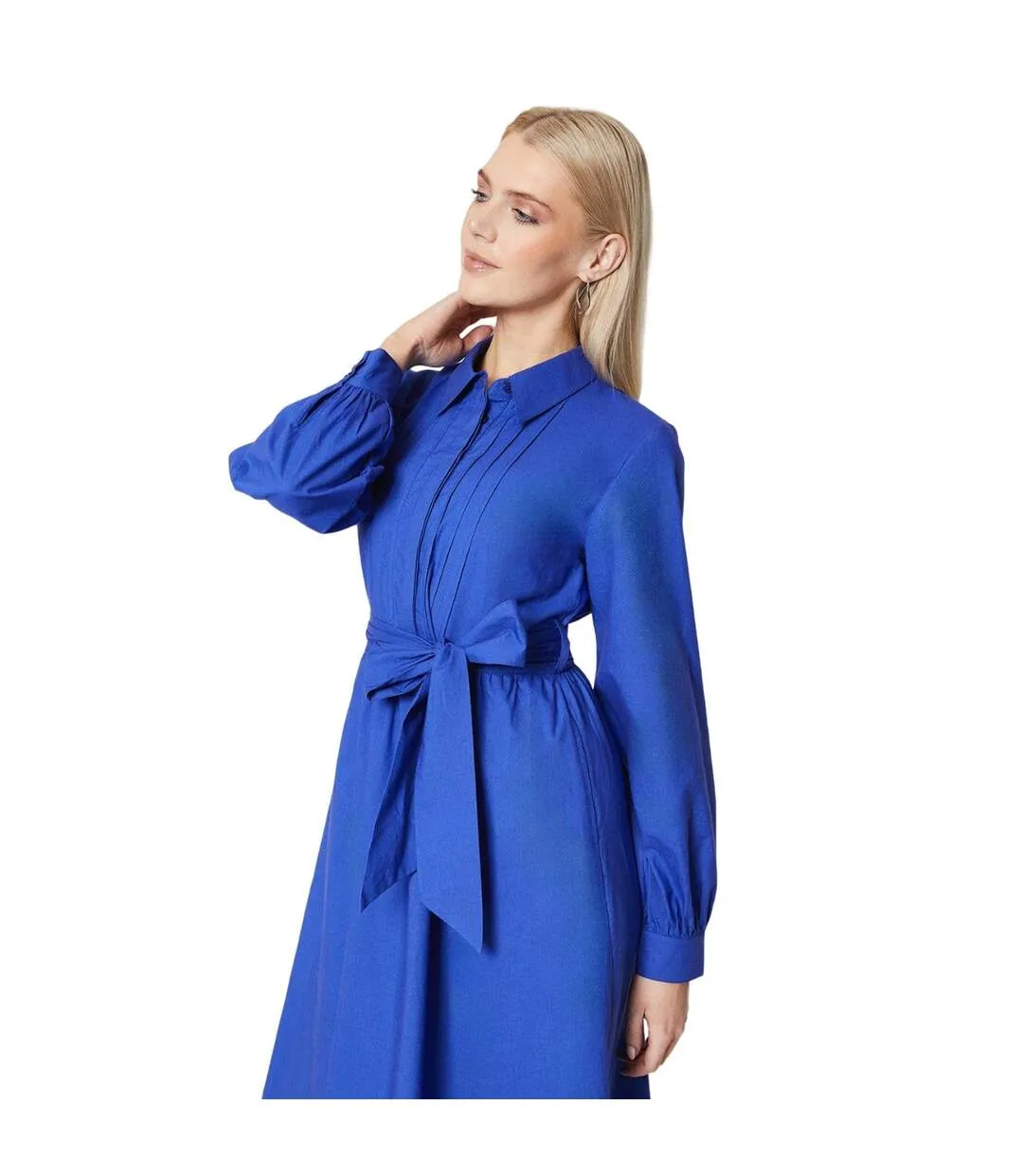 Robe chemisier mi-longue femme bleu Principles