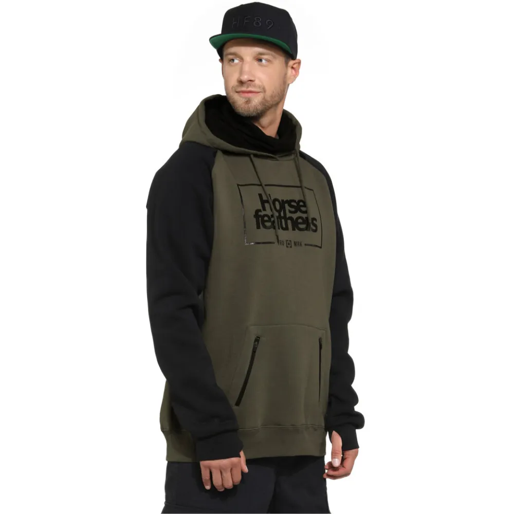 Sherman II Hoodie Olive brlé