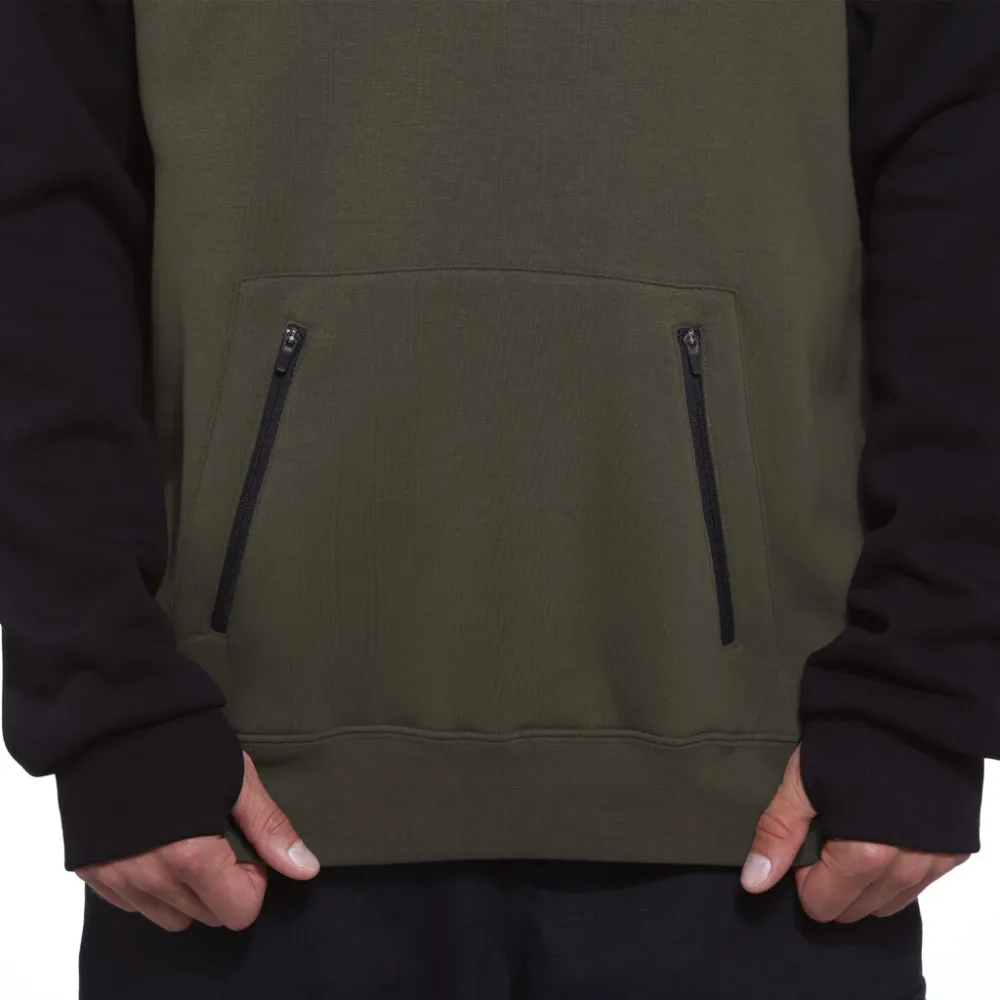 Sherman II Hoodie Olive brlé