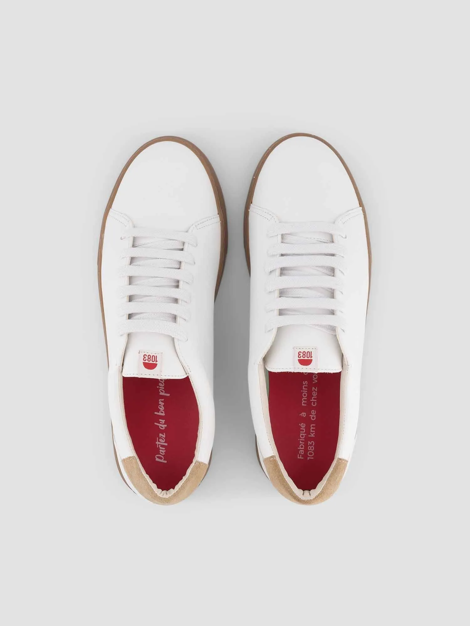 SNEAKERS 912 cuir blanc naturel Unisexe | 1083