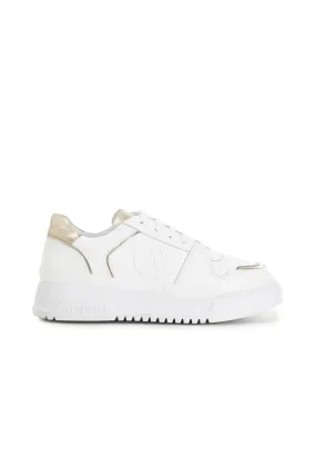 sneakers avec semelle remontante color block white - CafèNoir