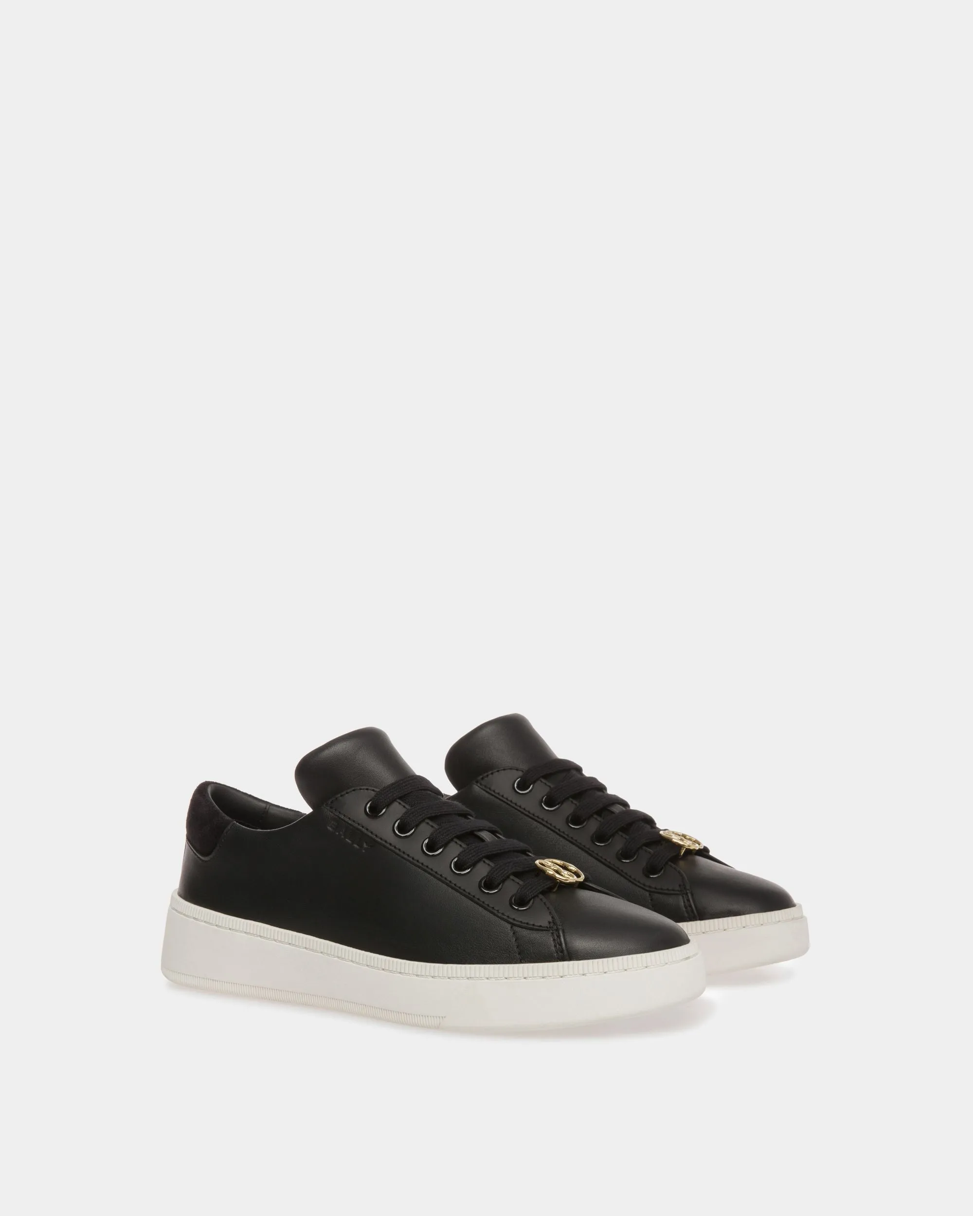 Sneakers Raise En cuir noir et blanc