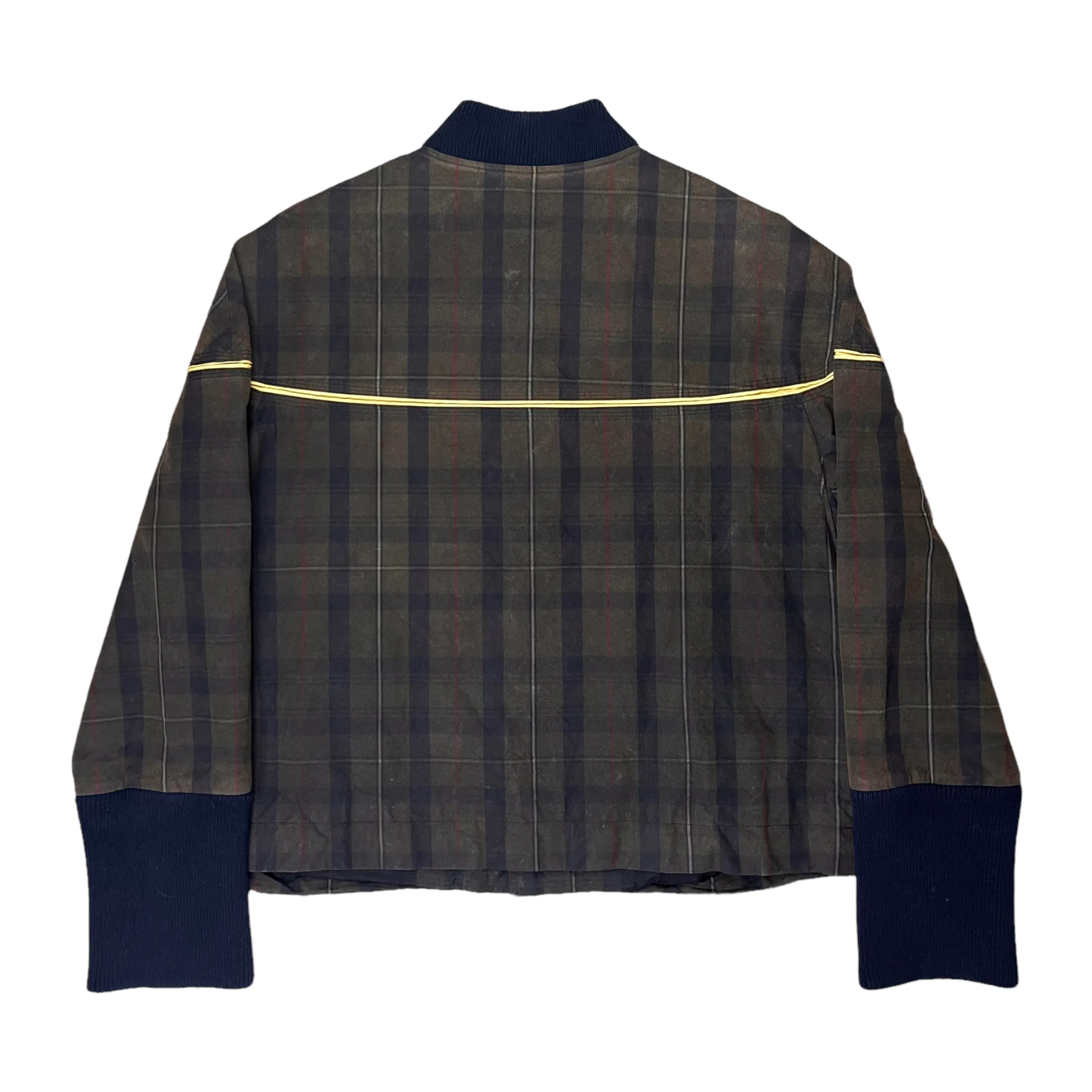 Stefan Cooke Plaid Waxed Sport Jacket - SS21