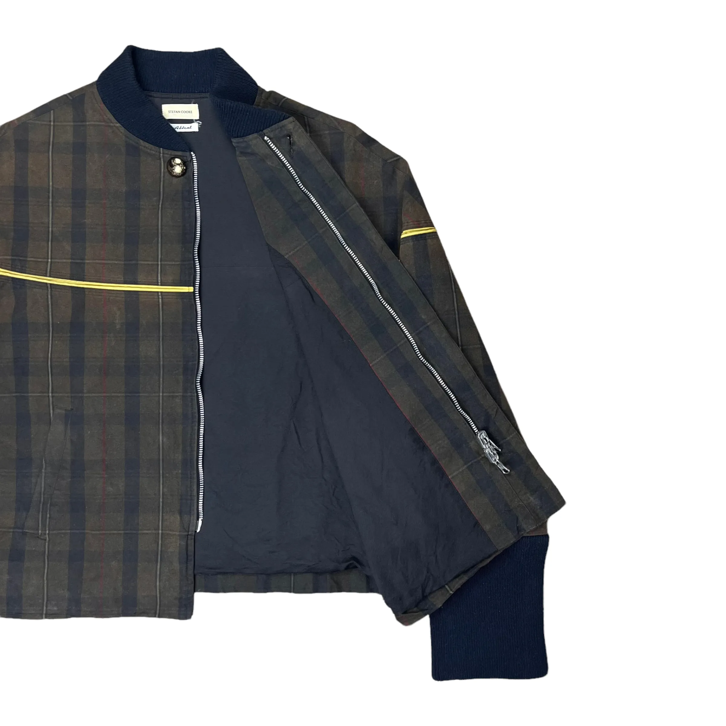 Stefan Cooke Plaid Waxed Sport Jacket - SS21