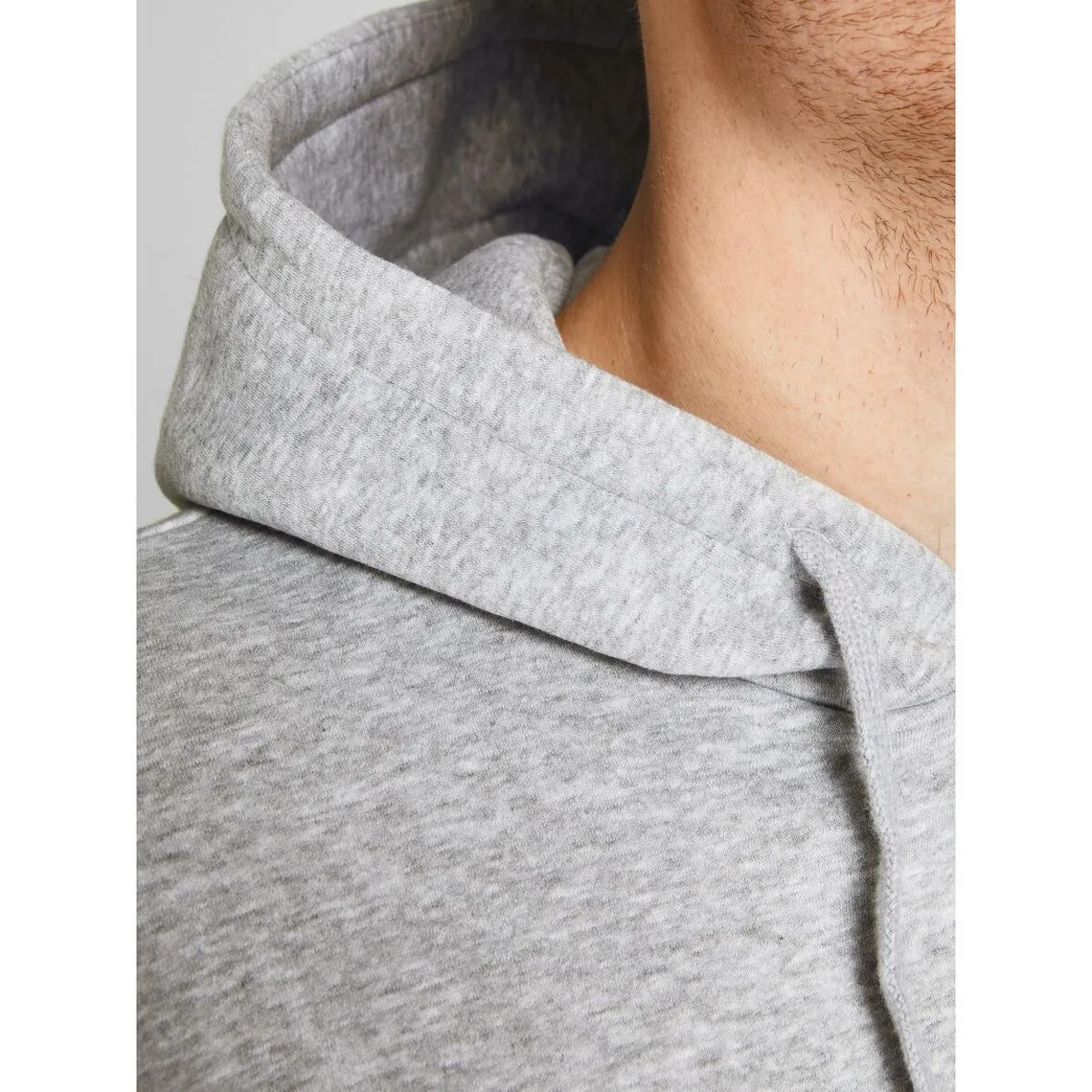 Sweat à capuche Regular Fit Manches longues Gris Clair Tate Jack & Jones - Pull / Gilet / Sweatshirt Homme sur MenCorner