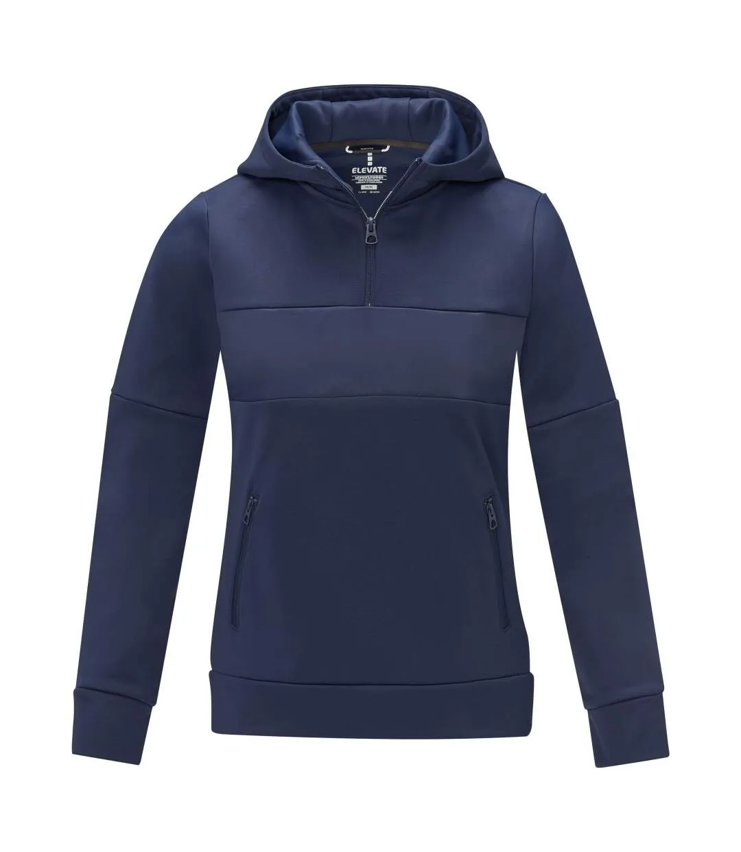 Sweat anorak femme bleu marine Elevate Life