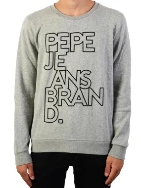 Sweat Pepe Jeans Enfant Liam Jr - Gris