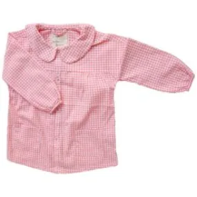 Tablier blouse enfant vichy rose