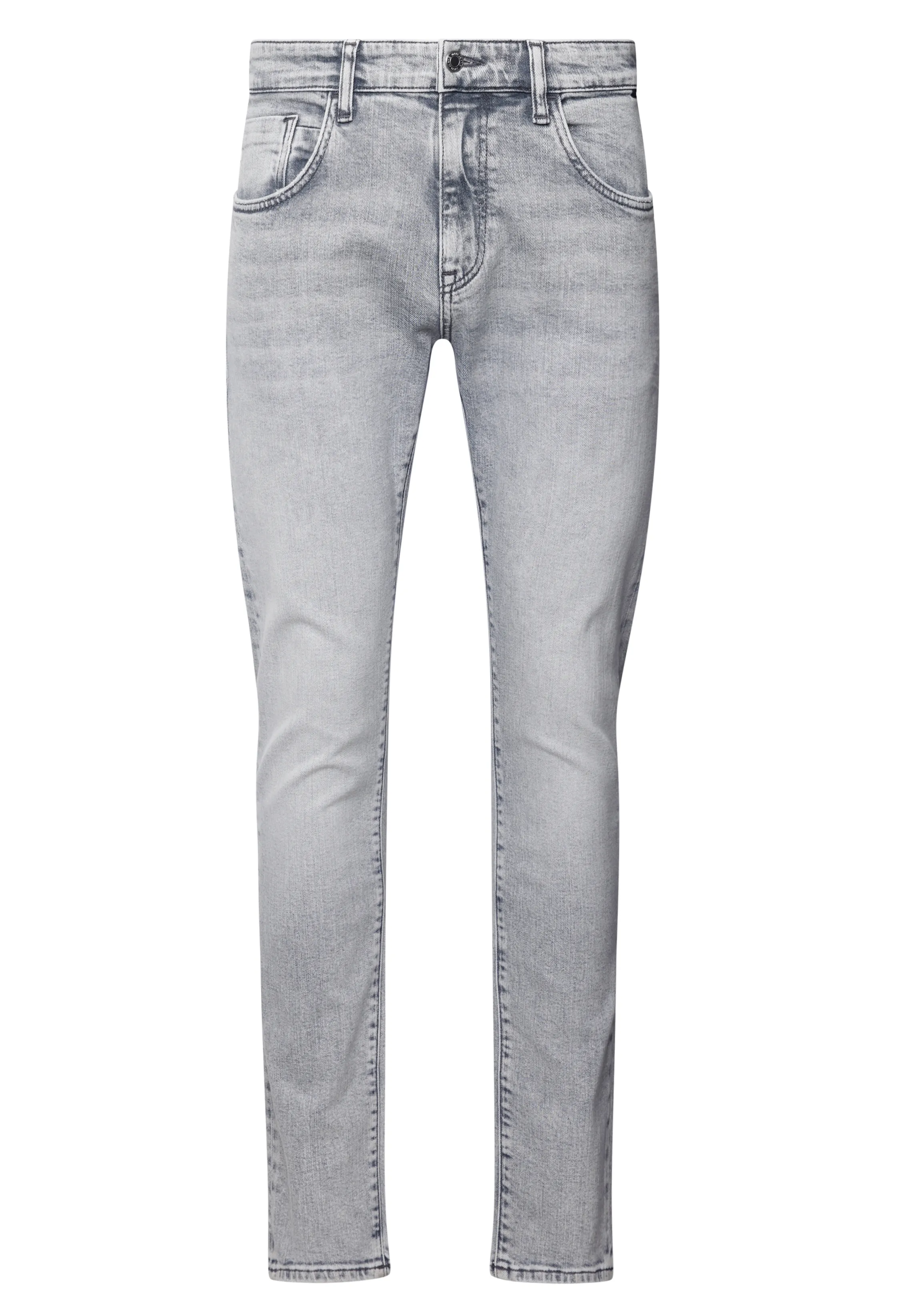 Tall Mavi Jeans James Skinny Fit L36 & L38 pouce, denim gris glacé